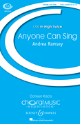 cover Anyone Can Sing SSA choral sheet music cover